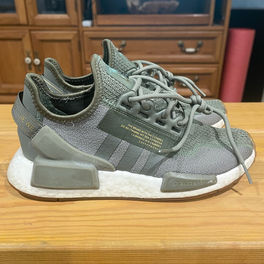 Adidas army green NMDs